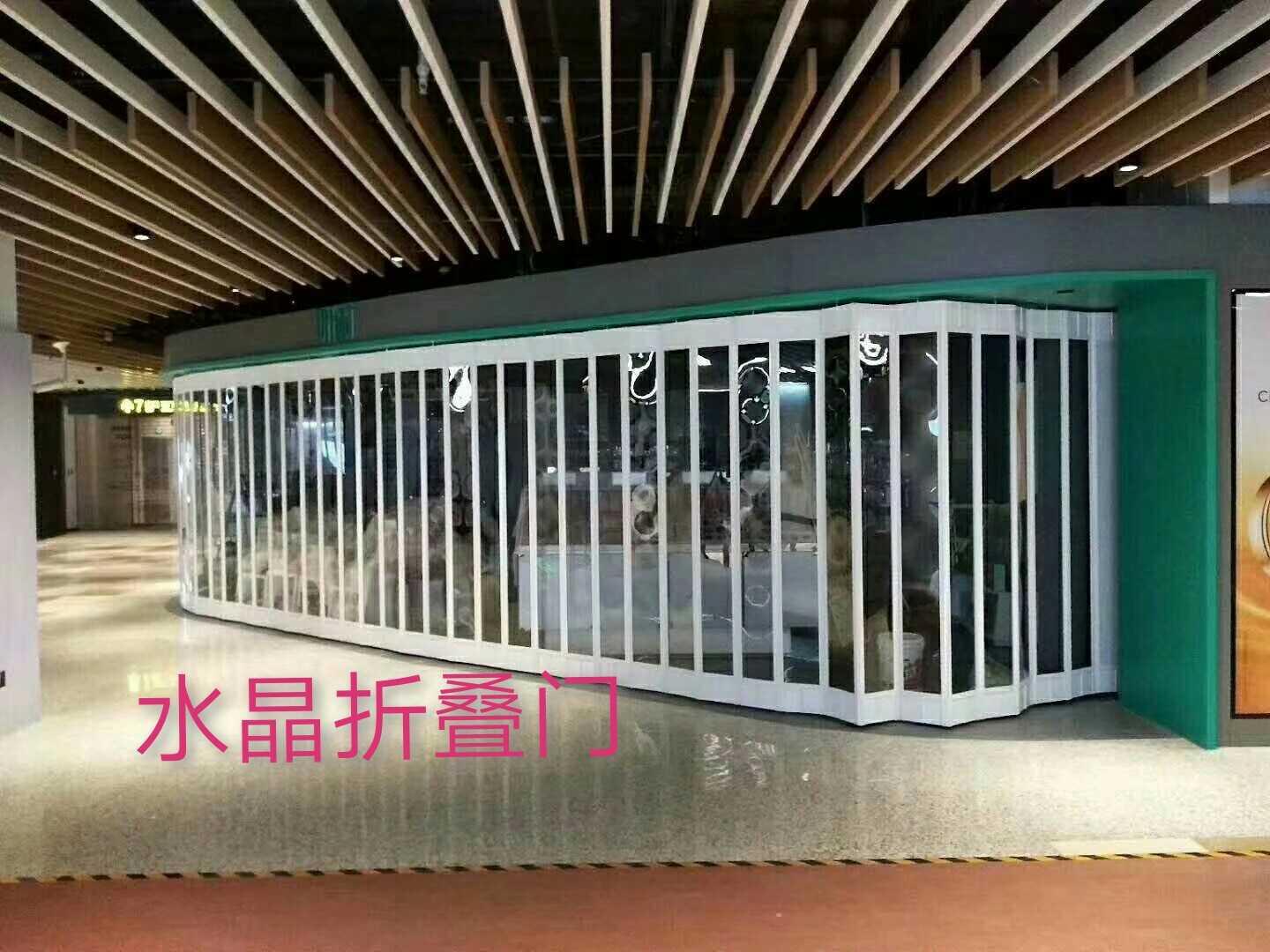 济南商场水晶推拉门